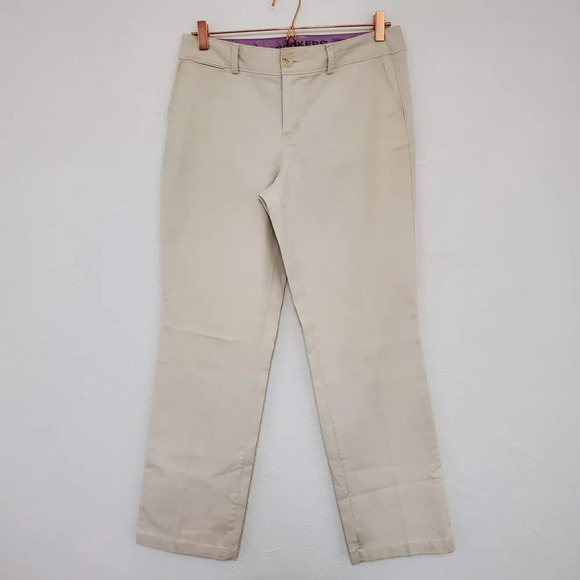 DOCKERS | Khaki Straight Leg Trouser Pant 8 - Picture 1 of 6